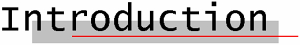 Introduction